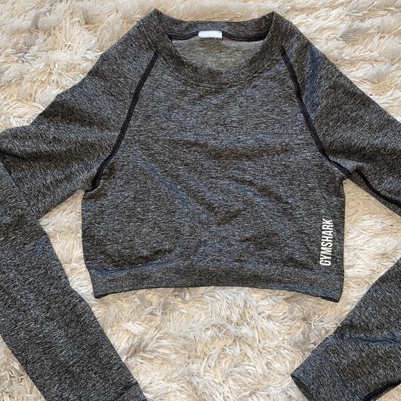 Gymshark Adapt Marl Seamless Long Sleeve - Picture 3 of 5